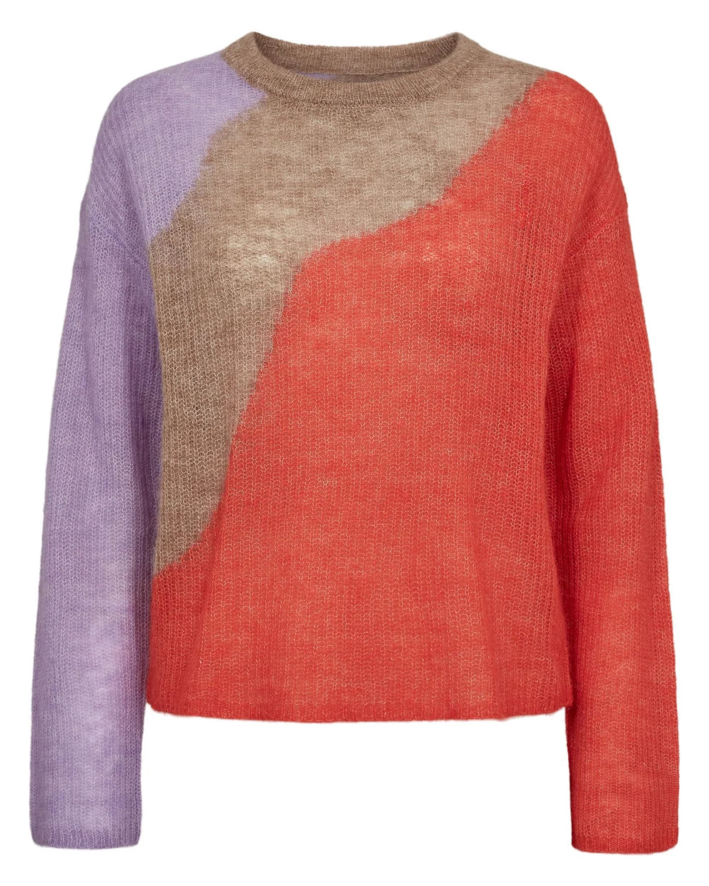 Jersey tricolor de alpaca y lana NUMPH
