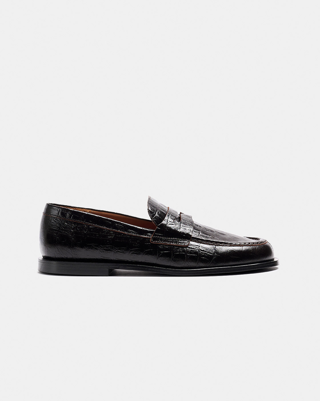 Mocasines de piel efecto coco NAGUISA
