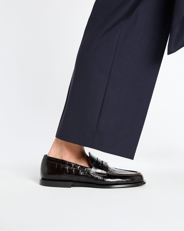 Mocasines de piel efecto coco NAGUISA