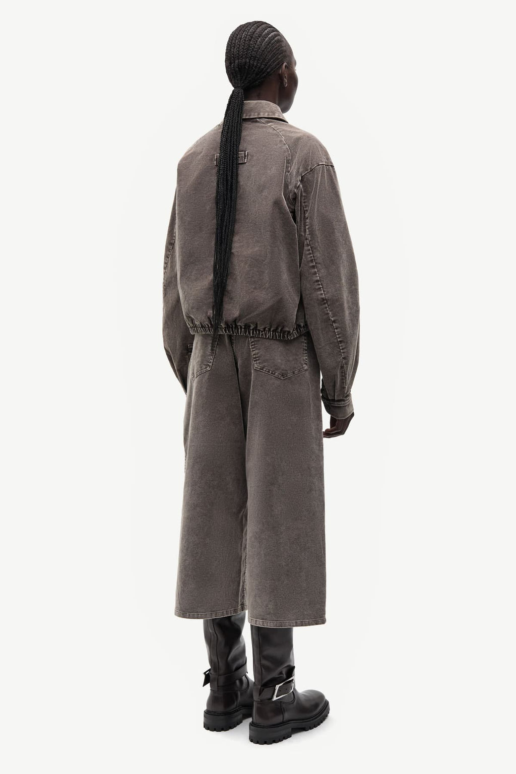 Pantalon culotte de pana