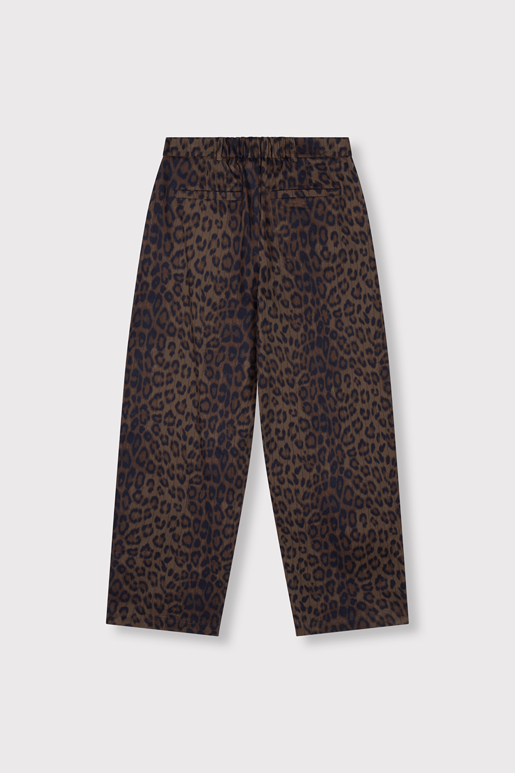 Pantalón de estampado animal en tonos marrones