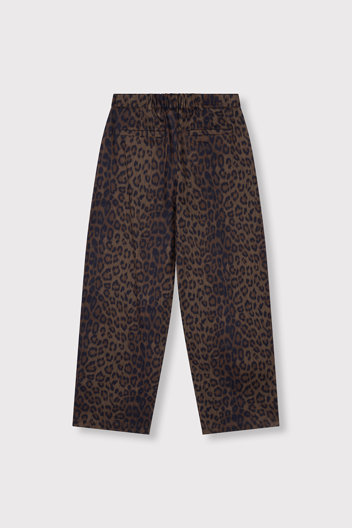 Pantalón de estampado animal en tonos marrones