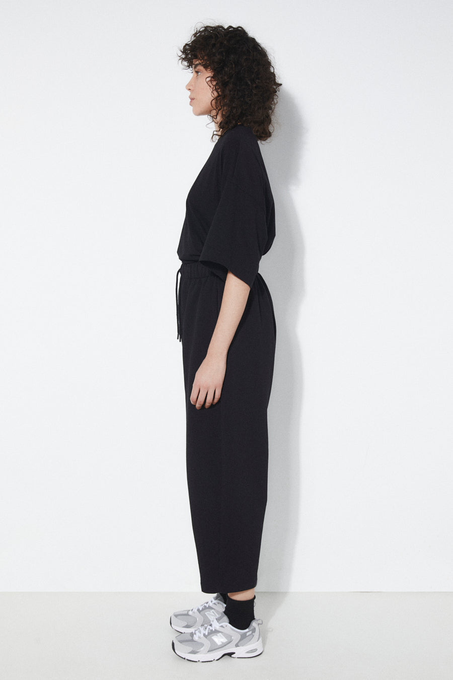 Pantalon de punto curvo con cintura elastica RITA ROW