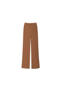 Pantalón de traje de corte fluido camel