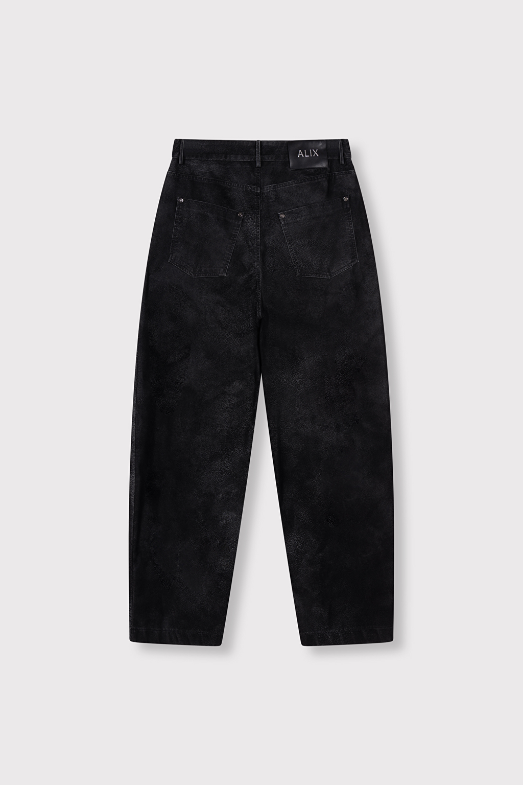 pantalón efecto gamuza de cinco bolsillos