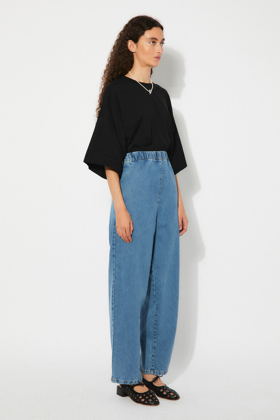 Pantalon vaquero  mujer cintura elastica RITA ROW