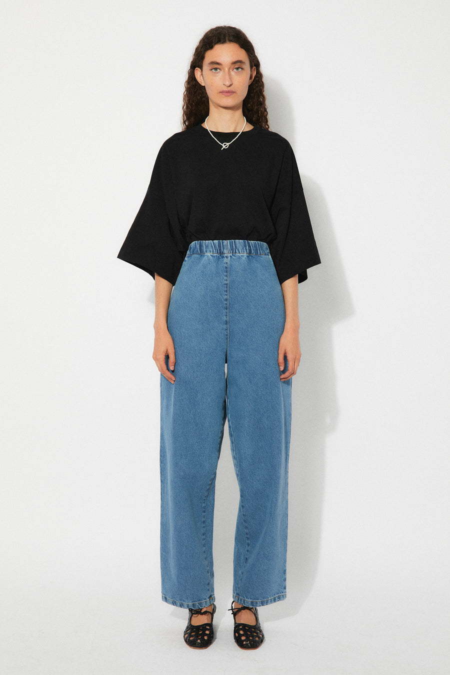 Pantalon vaquero  mujer cintura elastica RITA ROW
