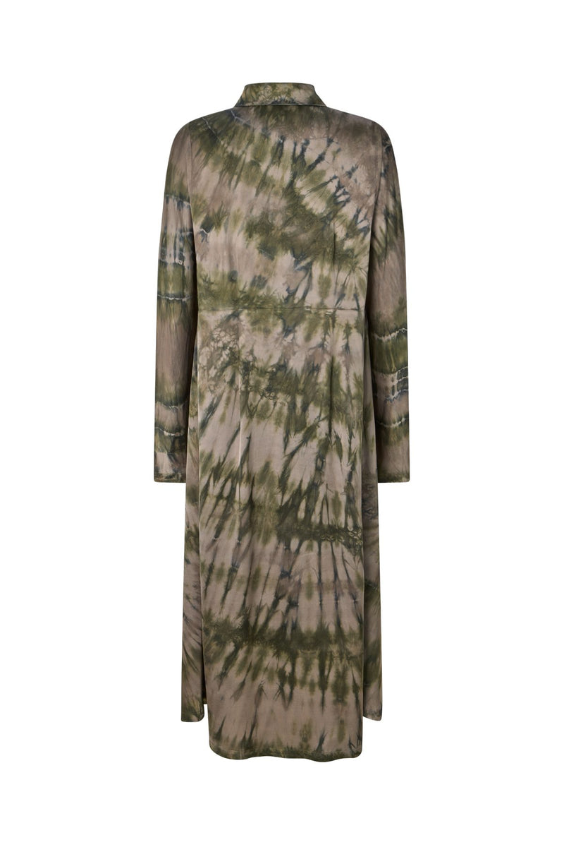 Vestido largo teñido a mano