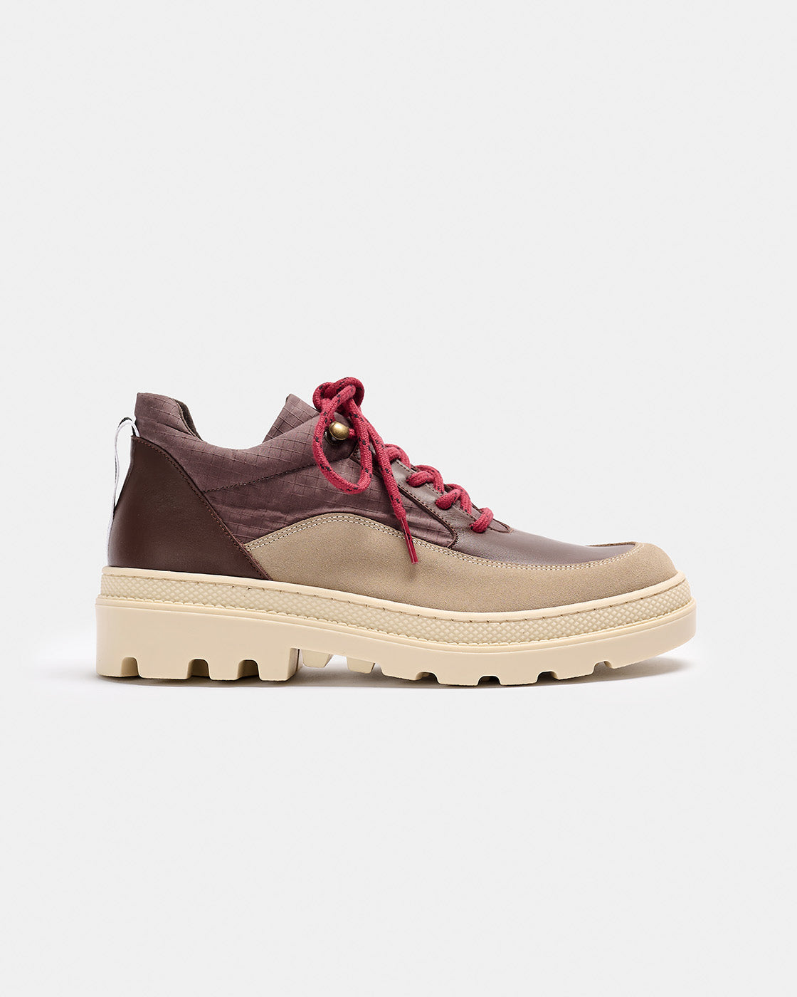 Zapatillas  multicolor de piel con suela track NAGUISA
