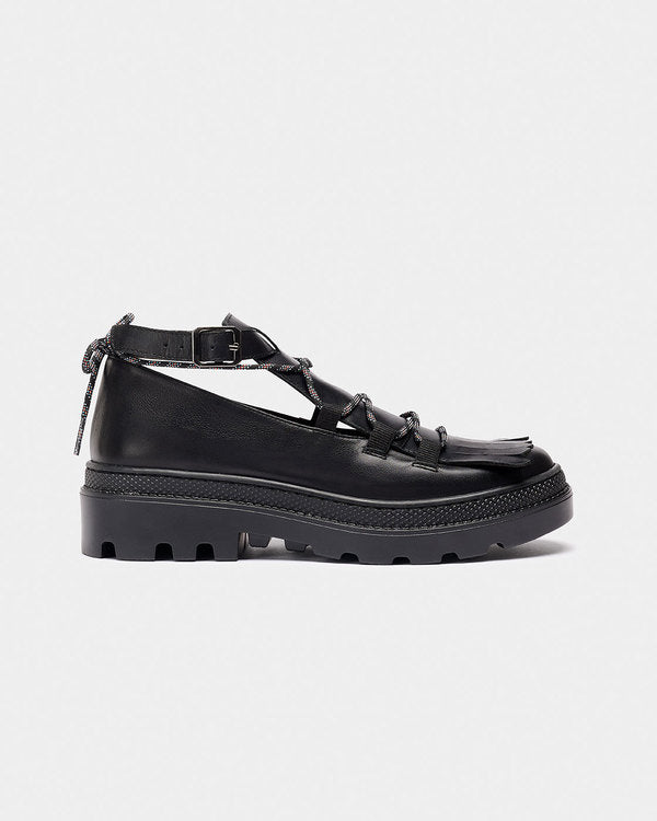 Zapatos  con cordones y suela track